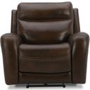 The appearance of Blair Sg Power Recliner In Cognac designed by Liberty in the transitional interior design. This cognac piece of furniture was selected by 1StopBedrooms from Blair Collection to add a touch of cosiness and style into your home. Sku: 7005CG-12P. Material: Plywood.