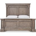 The appearance of Blairhurst Queen Panel Bed In Grayish Brown designed by Signature Design by Ashley in the traditional interior design. This grayish brown piece of furniture  was selected by 1StopBedrooms from Blairhurst Collection to add a touch of cosiness and style into your home. Sku: B916-54;B916-57;B916-97. Bed Type: Panel Bed. Material: Wood. Bed Size: Queen.