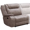 The appearance of Blake Manual Left Arm Facing Recliner In Desert Taupe designed by Parker House in the transitional interior design. This desert taupe piece of furniture was selected by 1StopBedrooms from Blake Collection to add a touch of cosiness and style into your home. Sku: MBLA#811L-DTAU. Material: Polyester.