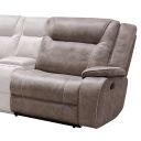The appearance of Blake Manual Right Arm Facing Recliner In Desert Taupe designed by Parker House in the transitional interior design. This desert taupe piece of furniture was selected by 1StopBedrooms from Blake Collection to add a touch of cosiness and style into your home. Sku: MBLA#811R-DTAU. Material: Polyester.