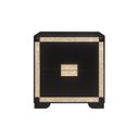 Blake Nightstand In Black And Gold