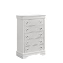 The appearance of Blaze Chest In White designed by Galaxy Home Furnishings in the modern / contemporary interior design. This white piece of furniture was selected by 1StopBedrooms from Blaze Collection to add a touch of cosiness and style into your home. Sku: 601955556453. Material: Solid Wood.