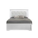 The appearance of Blaze Queen Panel Bed In White designed by Galaxy Home Furnishings in the modern / contemporary interior design. This white piece of furniture was selected by 1StopBedrooms from Blaze Collection to add a touch of cosiness and style into your home. Sku: 601955556576-1;601955556576-2. Bed Type: Panel Bed. Bed Size: Queen. Material: Solid Wood.