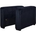 Bliss Arms for Sectional Set of 2 In Midnight Black