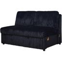 The appearance of Bliss Loveseat with Pull Out Bed In Midnight Black designed by New Classic in the modern / contemporary interior design. This midnight black piece of furniture was selected by 1StopBedrooms from Bliss Collection to add a touch of cosiness and style into your home. Sku: U1899-L21-BLK. Material: Fabric.