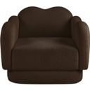 The appearance of Bloom Teddy Fabric Chair In Brown designed by Meridian in the modern / contemporary interior design. This brown piece of furniture was selected by 1StopBedrooms from Bloom Collection to add a touch of cosiness and style into your home. Sku: 44006Brown-C. Material: Fabric.