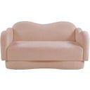 The appearance of Bloom Teddy Fabric Loveseat In Pink designed by Meridian in the modern / contemporary interior design. This pink piece of furniture was selected by 1StopBedrooms from Bloom Collection to add a touch of cosiness and style into your home. Sku: 44006Pink-L. Material: Fabric.