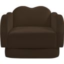 The appearance of Bloom Velvet Chair In Brown Velvet designed by Meridian in the modern / contemporary interior design. This brown velvet piece of furniture was selected by 1StopBedrooms from Bloom Collection to add a touch of cosiness and style into your home. Sku: 44007Brown-C. Material: Velvet.