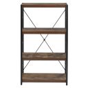 The appearance of Bob Weathered Oak and Black Bookshelf designed by ACME in the industrial interior design. This oak and black piece of furniture was selected by 1StopBedrooms from Bob Collection to add a touch of cosiness and style into your home. Sku: 92399. Material: Wood.