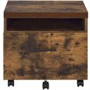 The appearance of Bob Weathered Oak and Black File Cabinet designed by ACME in the industrial interior design. This black piece of furniture was selected by 1StopBedrooms from Bob Collection to add a touch of cosiness and style into your home. Sku: 92398. Material: Metal.