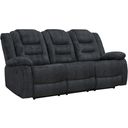 The appearance of Bolton Misty Storm Dual Reclining Sofa In Light Grey designed by Parker House in the modern / contemporary interior design. This light grey piece of furniture was selected by 1StopBedrooms from Bolton Collection to add a touch of cosiness and style into your home. Sku: MBOL#832-MISS. Material: Polyester.