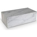 The appearance of Bolzano Marble Coffee Table In White designed by Meridian in the modern / contemporary interior design. This white piece of furniture  was selected by 1StopBedrooms from Bolzano Collection to add a touch of cosiness and style into your home. Sku: 251White-CT. Material: Marble.