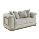 Bona Loveseat In Cream and Gold