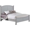 The appearance of Bonanza Queen Poster Bed In Gray designed by Vaughan Bassett in the transitional interior design. This gray piece of furniture was selected by 1StopBedrooms from Bonanza Collection to add a touch of cosiness and style into your home. Sku: BB26-557;BB26-755;BB26-922. Bed Type: Poster Bed. Material: Wood. Bed Size: Queen.