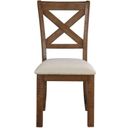 The appearance of Bonner Beige Side Chair Set Of 2 designed by Homelegance in the transitional interior design. This brown piece of furniture was selected by 1StopBedrooms from Bonner Collection to add a touch of cosiness and style into your home. Sku: 5808S. Material: Textured.