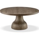 The appearance of Bosley Round Cocktail Table In Porpoise designed by Magnussen in the transitional interior design. This porpoise piece of furniture  was selected by 1StopBedrooms from Bosley Collection to add a touch of cosiness and style into your home. Sku: T5693-45B;T5693-45T. Material: Oak Veneer.