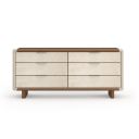 The appearance of Botero Dresser In Cream designed by Caracole in the modern / contemporary interior design. This cream piece of furniture was selected by 1StopBedrooms from Botero Collection to add a touch of cosiness and style into your home. Sku: CLA-024-012. Material: Wood.