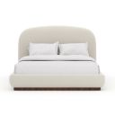 The appearance of Botero Queen Upholstered Bed In Cream designed by Caracole in the modern / contemporary interior design. This cream piece of furniture was selected by 1StopBedrooms from Botero Collection to add a touch of cosiness and style into your home. Sku: CLA-024-102F;CLA-024-102H;CLA-024-102R. Material: Wood. Bed Size: Queen. Bed Type: Upholstered Bed.