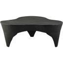 The appearance of Bourges Aluminum Coffee Table In Black designed by Meridian in the modern / contemporary interior design. This black piece of furniture  was selected by 1StopBedrooms from Bourges Collection to add a touch of cosiness and style into your home. Sku: 99031Black-CT. Material: Aluminum.