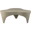 The appearance of Bourges Aluminum Coffee Table In Taupe designed by Meridian in the modern / contemporary interior design. This taupe piece of furniture  was selected by 1StopBedrooms from Bourges Collection to add a touch of cosiness and style into your home. Sku: 99031Taupe-CT. Material: Aluminum.