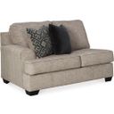 The appearance of Bovarian LAF Loveseat In Stone designed by Signature Design by Ashley in the transitional interior design. This stone piece of furniture  was selected by 1StopBedrooms from Bovarian Collection to add a touch of cosiness and style into your home. Sku: 5610355. Material: Fabric.
