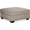 The appearance of Bovarian Ottoman with Storage In Stone designed by Signature Design by Ashley in the transitional interior design. This stone piece of furniture  was selected by 1StopBedrooms from Bovarian Collection to add a touch of cosiness and style into your home. Sku: 5610311. Material: Fabric.