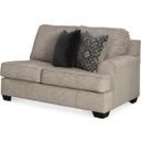 The appearance of Bovarian RAF Loveseat In Stone designed by Signature Design by Ashley in the transitional interior design. This stone piece of furniture  was selected by 1StopBedrooms from Bovarian Collection to add a touch of cosiness and style into your home. Sku: 5610356. Material: Fabric.