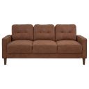 The appearance of Bowen II Fabric Upholstered Track Arm Sofa In Rust designed by Coaster in the transitional interior design. This rust piece of furniture was selected by 1StopBedrooms from Bowen II Collection to add a touch of cosiness and style into your home. Sku: 509971. Material: Plastic.
