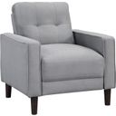 The appearance of Bowen Upholstered Track Arms Tufted Chair Grey designed by Coaster in the transitional interior design. This grey piece of furniture was selected by 1StopBedrooms from Bowen Collection to add a touch of cosiness and style into your home. Sku: 506783. Material: Upholstered.