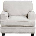 The appearance of Bradford Accent Chair In Beige designed by Homelegance in the modern / contemporary interior design. This beige piece of furniture was selected by 1StopBedrooms from Bradford Collection to add a touch of cosiness and style into your home. Sku: 9648SN-1. Material: Chenille.