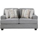 The appearance of Bradford Loveseat In Gray designed by Homelegance in the modern / contemporary interior design. This gray piece of furniture was selected by 1StopBedrooms from Bradford Collection to add a touch of cosiness and style into your home. Sku: 9648GY-2. Material: Chenille.