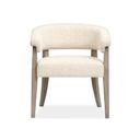 The appearance of Braelyn Upholstered Host Chair Set of 2 In Dorian Grey designed by Magnussen in the transitional interior design. This dorian grey piece of furniture was selected by 1StopBedrooms from Braelyn Collection to add a touch of cosiness and style into your home. Sku: D5874-76. Material: Oak Veneer.