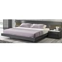 The appearance of Braga Natural Grey Lacquer Queen Platform Bed designed by J&M in the modern / contemporary interior design. This gray piece of furniture was selected by 1StopBedrooms from Braga Collection to add a touch of cosiness and style into your home. Sku: 178671-Q. Bed Type: Platform Bed. Material: Wood. Bed Size: Queen.