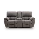Bramblestone Power Reclining Loveseat with Console In Galaxy