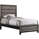 The appearance of Watson Twin Panel Bed Grey Oak designed by Coaster in the transitional interior design. This grey oak piece of furniture was selected by 1StopBedrooms from Watson Collection to add a touch of cosiness and style into your home. Sku: 212421TB1;212421TB2. Bed Type: Panel Bed. Material: Wood. Bed Size: Twin.
