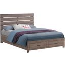 The appearance of Brantford Queen Storage Bed Barrel Oak designed by Coaster in the country / farmhouse interior design. This barrel oak piece of furniture was selected by 1StopBedrooms from Brantford Collection to add a touch of cosiness and style into your home. Sku: 207040QB1;207040QB2. Bed Type: Storage Bed. Material: Wood. Bed Size: Queen.