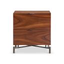 Brasea 2 Drawer 24" Nightstand In Brown