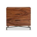 Brasea 3 Drawer Nightstand In Brown