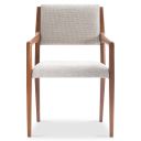 Brasea Arm Chair In Beige and Tan