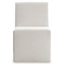 Brasea Upholstered Side Chair In Beige and Tan