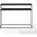 The appearance of Braxton Entryway Console Table In Matte Black designed by Crosley Brands in the modern / contemporary interior design. This matte black piece of furniture was selected by 1StopBedrooms from Braxton Collection to add a touch of cosiness and style into your home. Sku: CF1400-MB. Material: Steel.
