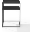 The appearance of Braxton Side Table In Matte Black designed by Crosley Brands in the modern / contemporary interior design. This matte black piece of furniture was selected by 1StopBedrooms from Braxton Collection to add a touch of cosiness and style into your home. Sku: CF1401-MB. Material: Steel.
