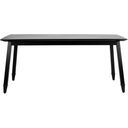 The appearance of Brayson Black Rectangle Dining Table designed by Safavieh in the modern / contemporary interior design. This black piece of furniture  was selected by 1StopBedrooms from Brayson Collection to add a touch of cosiness and style into your home. Sku: DTB5000A. Material: Wood. Table Top Shape: Rectangular. Size: 32" x 67".