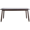 The appearance of Brayson Walnut Rectangle Dining Table designed by Safavieh in the modern / contemporary interior design. This walnut piece of furniture was selected by 1StopBedrooms from Brayson Collection to add a touch of cosiness and style into your home. Sku: DTB5000B. Material: Wood. Table Top Shape: Rectangular. Size: 32" x 67".