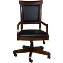The appearance of Brayton Manor Cognac Jr Executive Desk Chair designed by Liberty in the transitional interior design. This brown piece of furniture was selected by 1StopBedrooms from Brayton Manor Collection to add a touch of cosiness and style into your home. Sku: 273-HO193. Material: Wood.