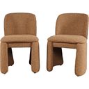 The appearance of Breck Curved Upholstered Dining Chair Set of 2 In Brick designed by Jofran in the modern / contemporary interior design. This brick piece of furniture was selected by 1StopBedrooms from Breck Collection to add a touch of cosiness and style into your home. Sku: 2381-BRECKCHBRK. Material: Plywood.
