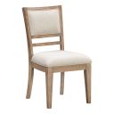 The appearance of Breckenridge Upholstered Dining Chair Set of 2 In Brown designed by Parker House in the transitional interior design. This brown piece of furniture was selected by 1StopBedrooms from Breckenridge Collection to add a touch of cosiness and style into your home. Sku: DBRE-2218. Material: Solid Hardwood.