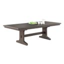 Brenda Extendable Dining Table In Rustic Brown