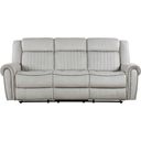 The appearance of Brennen Double Reclining Sofa In Gray designed by Homelegance in the traditional interior design. This gray piece of furniture was selected by 1StopBedrooms from Brennen Collection to add a touch of cosiness and style into your home. Sku: 9204MT-3. Material: Microfiber.