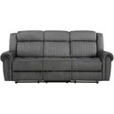 The appearance of Brennen Double Reclining Sofa In Charcoal designed by Homelegance in the modern / contemporary interior design. This charcoal piece of furniture was selected by 1StopBedrooms from Brennen Collection to add a touch of cosiness and style into your home. Sku: 9204CC-3. Material: Textured.